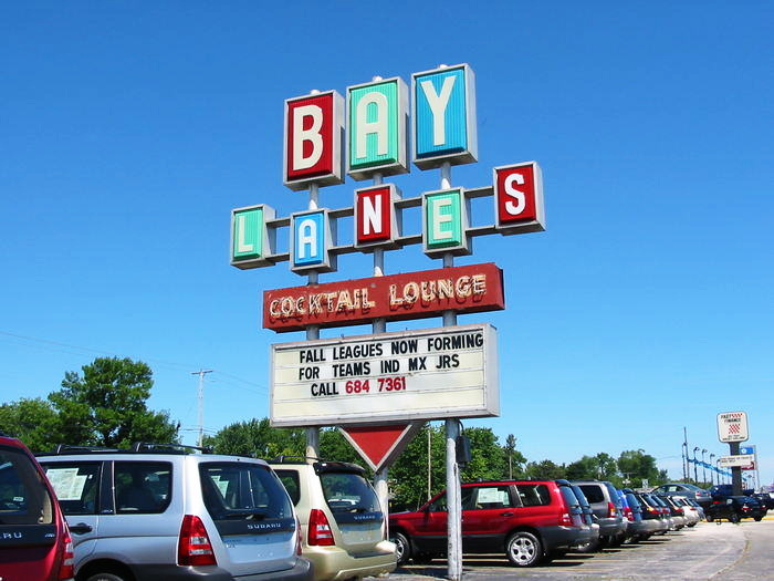 Bay Lanes - July 2002 Photo Of Sign